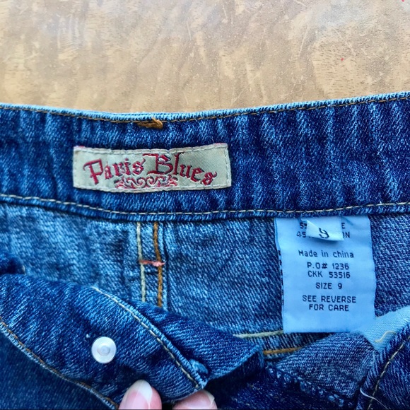 NFS - Paris Blues Denim Mini Skirt 💙 Super Cute size 9 - Picture 6 of 7